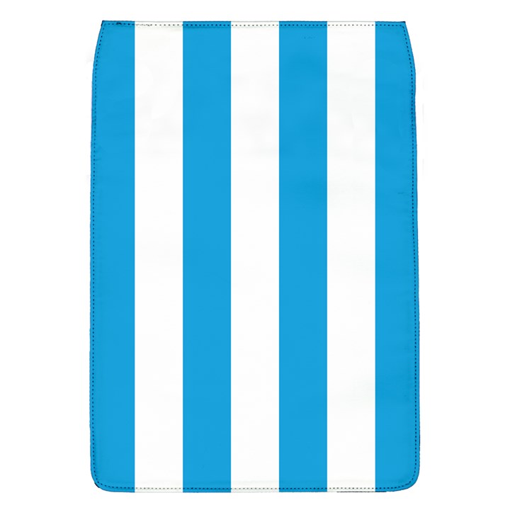 Oktoberfest Bavarian Blue and White Large Cabana Stripes Removable Flap Cover (L)