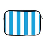 Oktoberfest Bavarian Blue and White Large Cabana Stripes Apple MacBook Pro 17  Zipper Case Front