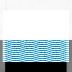 Oktoberfest Bavarian Blue And White Chevron Stripes Rectangular Jigsaw Puzzl by PodArtist