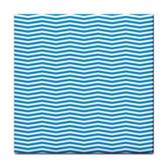 Oktoberfest Bavarian Blue And White Chevron Stripes Face Towel by PodArtist