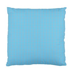 Oktoberfest Bavarian Blue And White Small Gingham Check Standard Cushion Case (two Sides) by PodArtist