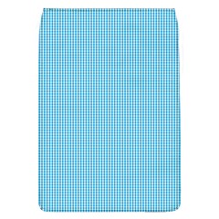 Oktoberfest Bavarian Blue And White Small Gingham Check Removable Flap Cover (l) by PodArtist