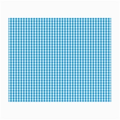 Oktoberfest Bavarian Blue And White Gingham Check Small Glasses Cloth by PodArtist