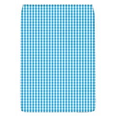 Oktoberfest Bavarian Blue And White Gingham Check Removable Flap Cover (l) by PodArtist