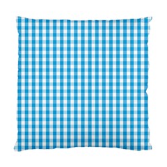 Oktoberfest Bavarian Blue And White Large Gingham Check Standard Cushion Case (two Sides)