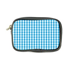 Oktoberfest Bavarian Blue And White Large Gingham Check Coin Purse by PodArtist