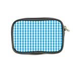 Oktoberfest Bavarian Blue and White Large Gingham Check Coin Purse Back