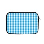 Oktoberfest Bavarian Blue and White Large Gingham Check Apple MacBook Pro 15  Zipper Case Front