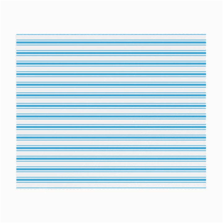 Oktoberfest Bavarian Blue and White Large Mattress Ticking Stripes Small Glasses Cloth