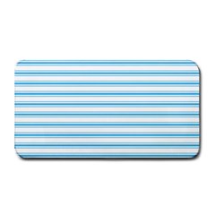 Oktoberfest Bavarian Blue And White Large Mattress Ticking Stripes Medium Bar Mats by PodArtist