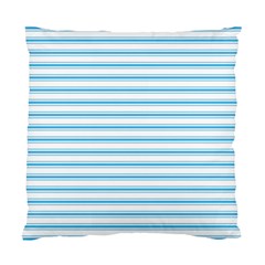 Oktoberfest Bavarian Blue And White Large Mattress Ticking Stripes Standard Cushion Case (two Sides)