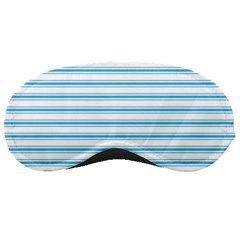 Oktoberfest Bavarian Blue And White Large Mattress Ticking Stripes Sleeping Masks by PodArtist