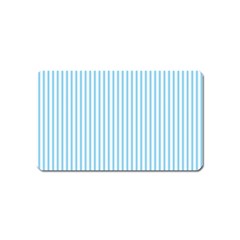 Oktoberfest Bavarian Blue And White Mattress Ticking Magnet (name Card) by PodArtist