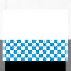 Oktoberfest Bavarian Large Blue And White Checkerboard Rectangular Jigsaw Puzzl by PodArtist