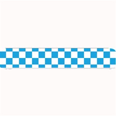 Oktoberfest Bavarian Large Blue And White Checkerboard Small Bar Mats by PodArtist