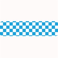 Oktoberfest Bavarian Large Blue And White Checkerboard Large Bar Mats by PodArtist