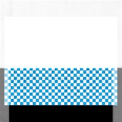 Oktoberfest Bavarian Blue And White Checkerboard Rectangular Jigsaw Puzzl by PodArtist