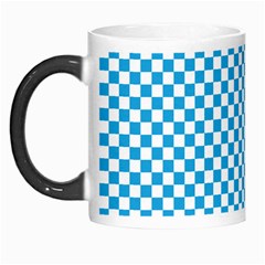 Oktoberfest Bavarian Blue And White Checkerboard Morph Mugs by PodArtist