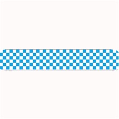 Oktoberfest Bavarian Blue And White Checkerboard Small Bar Mats by PodArtist