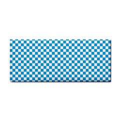 Oktoberfest Bavarian Blue And White Checkerboard Hand Towel by PodArtist