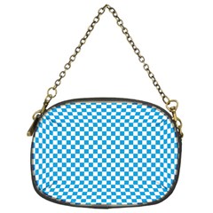 Oktoberfest Bavarian Blue And White Checkerboard Chain Purse (one Side) by PodArtist