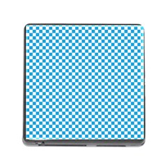 Oktoberfest Bavarian Blue And White Checkerboard Memory Card Reader (square 5 Slot) by PodArtist