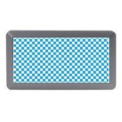 Oktoberfest Bavarian Blue And White Checkerboard Memory Card Reader (mini) by PodArtist