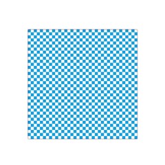 Oktoberfest Bavarian Blue And White Checkerboard Satin Bandana Scarf by PodArtist