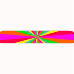 Neon Rainbow Mini Burst Small Bar Mats by PodArtist