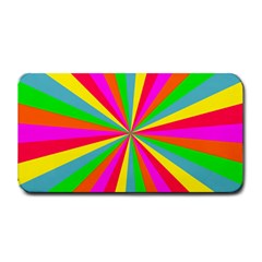 Neon Rainbow Mini Burst Medium Bar Mats by PodArtist