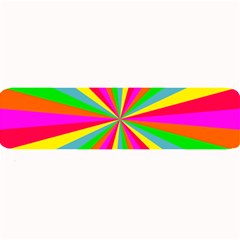 Neon Rainbow Mini Burst Large Bar Mats by PodArtist