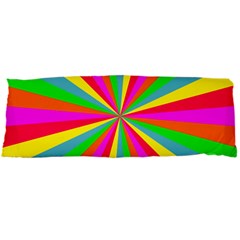 Neon Rainbow Mini Burst Body Pillow Case Dakimakura (two Sides) by PodArtist