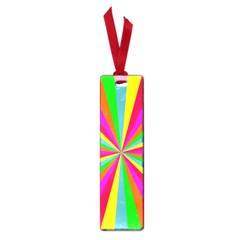 Neon Rainbow Mini Burst Small Book Marks by PodArtist