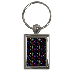 Colored Hand Draw Abstract Pattern Key Chains (rectangle)  by dflcprints