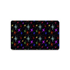 Colored Hand Draw Abstract Pattern Magnet (name Card) by dflcprints