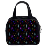 Colored Hand Draw Abstract Pattern Classic Handbag (Two Sides) Front