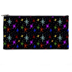 Colored Hand Draw Abstract Pattern Pencil Cases by dflcprints