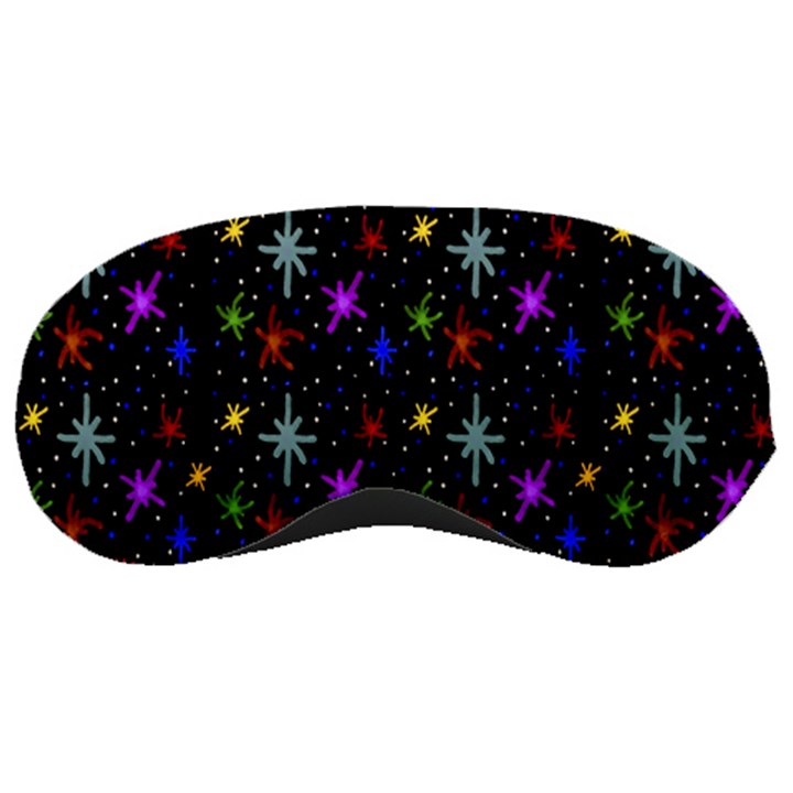 Colored Hand Draw Abstract Pattern Sleeping Masks