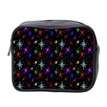 Colored Hand Draw Abstract Pattern Mini Toiletries Bag (Two Sides) Front