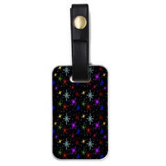 Colored Hand Draw Abstract Pattern Luggage Tags (one Side)  by dflcprints