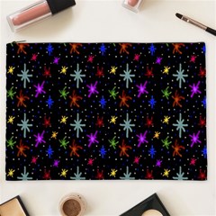 Colored Hand Draw Abstract Pattern Cosmetic Bag (xxl) by dflcprints