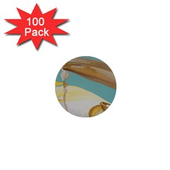 Sun Bubble 1  Mini Buttons (100 Pack)  by WILLBIRDWELL