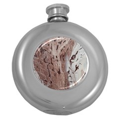 Bats Round Hip Flask (5 Oz) by WILLBIRDWELL