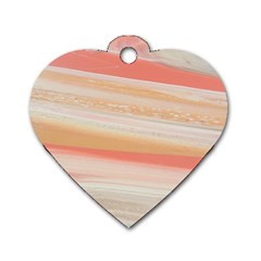 Alien Atmosphere Dog Tag Heart (one Side) by WILLBIRDWELL