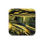 YELLOW DOG Rubber Coaster (Square)  Front