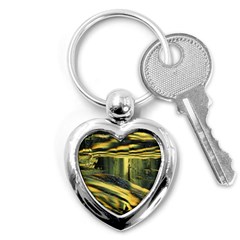 Yellow Dog Key Chains (heart)  by WILLBIRDWELL