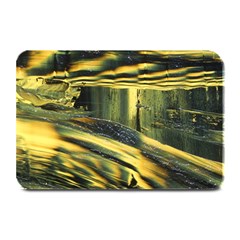 Yellow Dog Plate Mats by WILLBIRDWELL