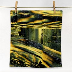 Yellow Dog Face Towel by WILLBIRDWELL