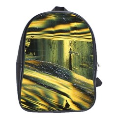 Yellow Dog School Bag (xl) by WILLBIRDWELL