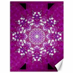 Wonderful Star Flower Painted On Canvas Canvas 36  X 48  by pepitasart